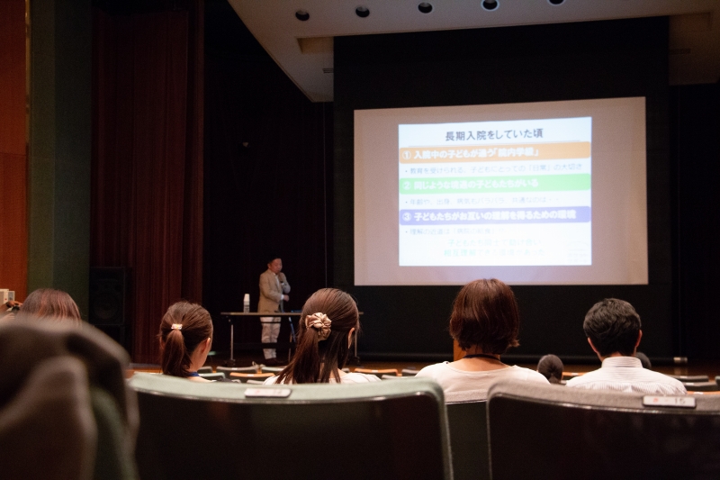 岡山県備前県民局協働事業の玉野市キャラバン講演会